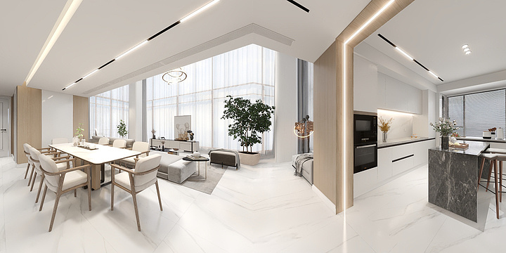 欣羽Design-175平方复试别墅现代简约风格三居-副本-装修设计方案