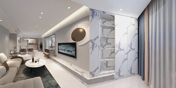 闲阑南-兰亭12栋导出-装修设计方案