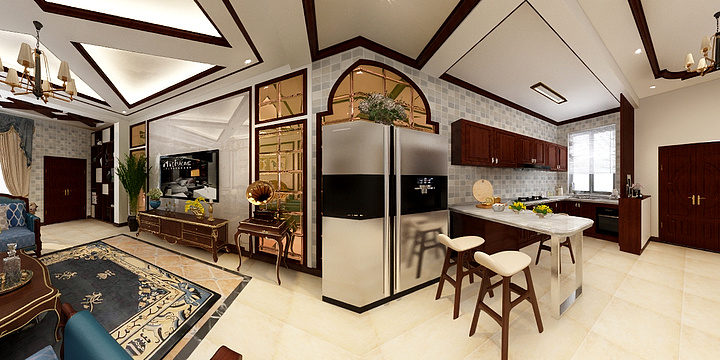 木子房墅空间规划局-契丹国际文化城123-3一楼-装修设计方案