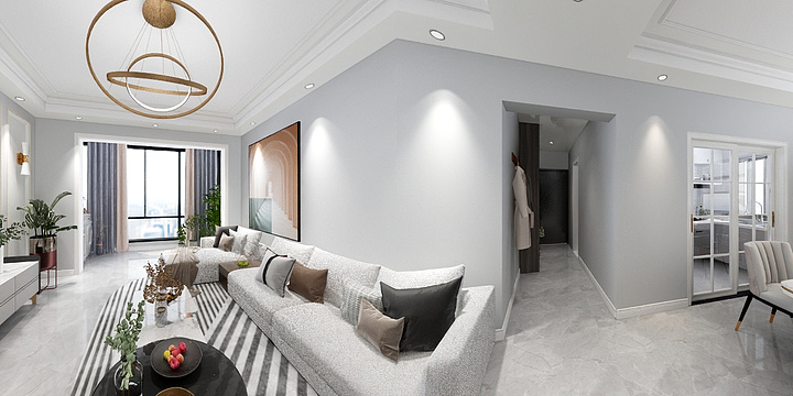 设计师王娜娜-紫云台雷姐雅居-装修设计方案