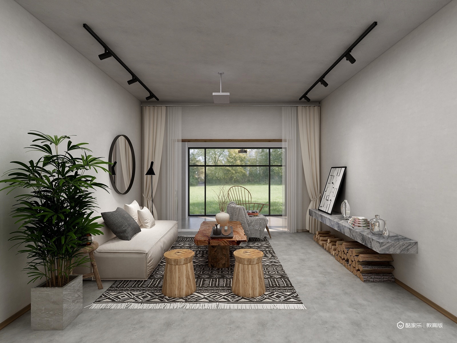 张小梅Ki-侘寂装修效果图