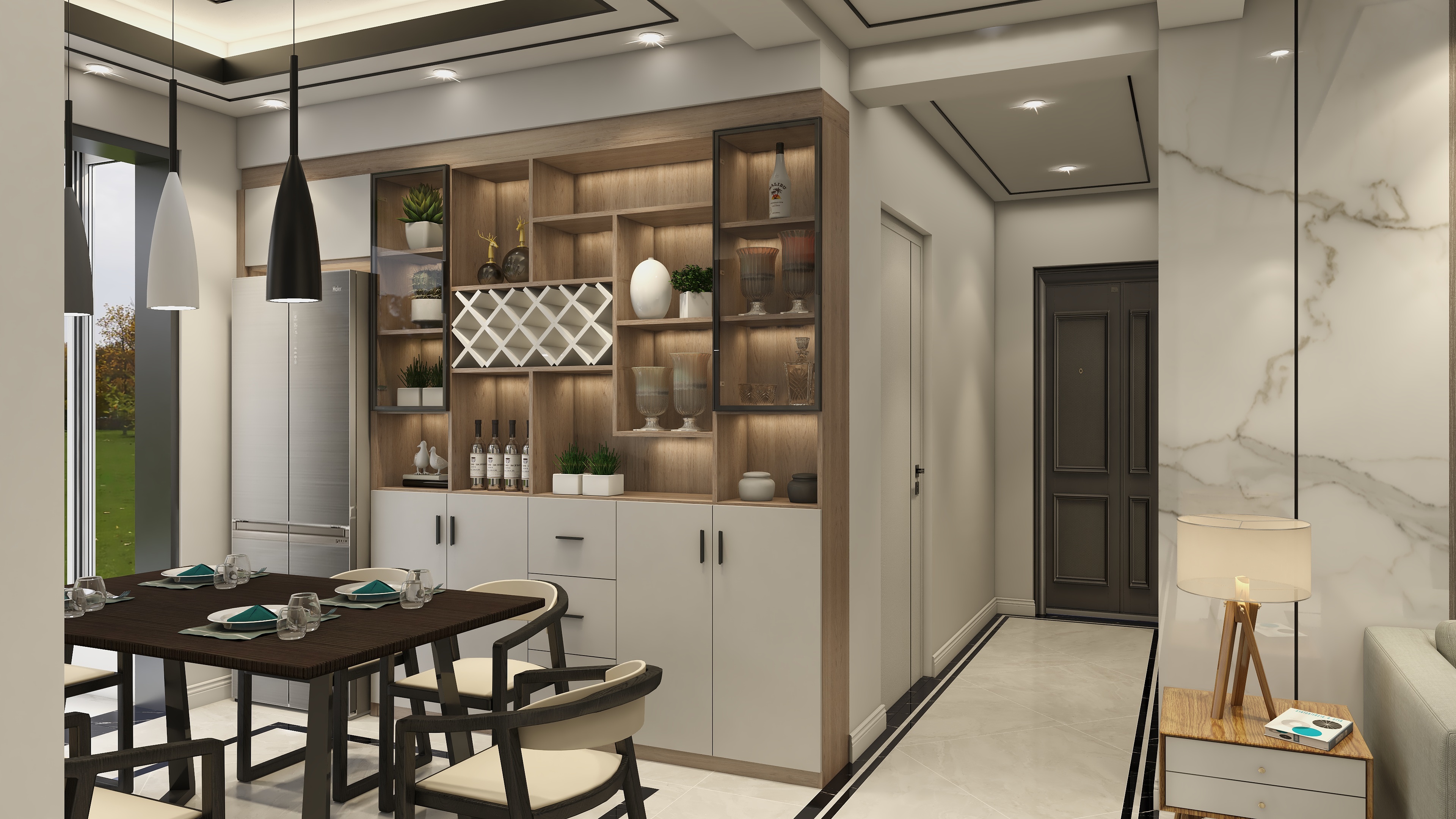 泌阳双虎整装-一号公馆15号楼1单元204<西户>-装修设计方案