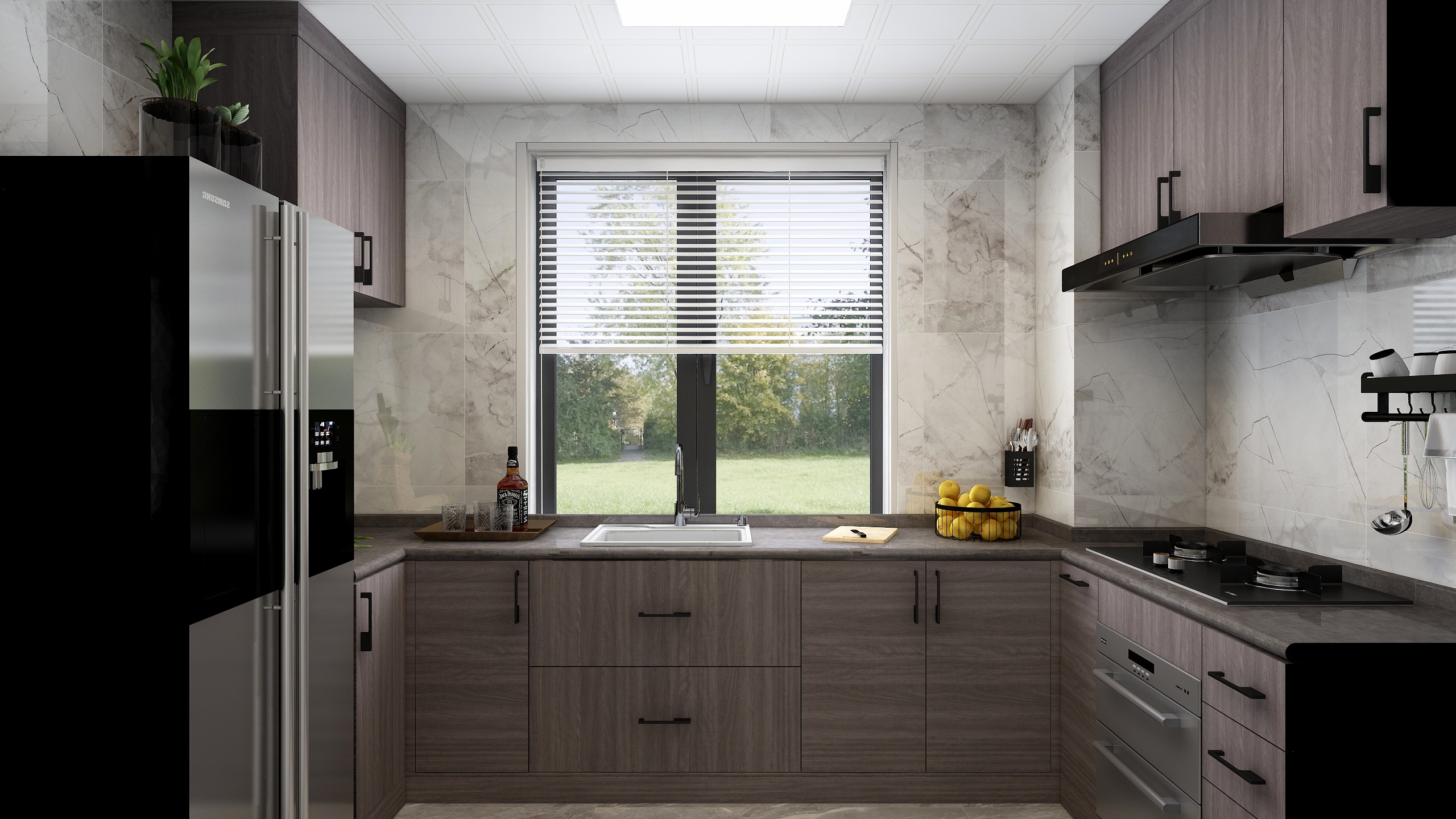 lreu小花-荣茂府现代装修效果图