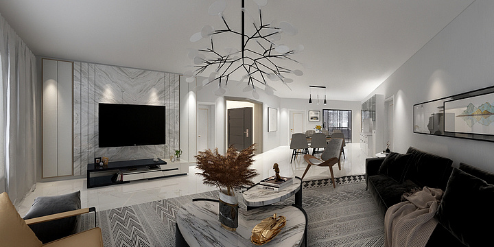 张靓-皇朝孔雀城邦-装修设计方案