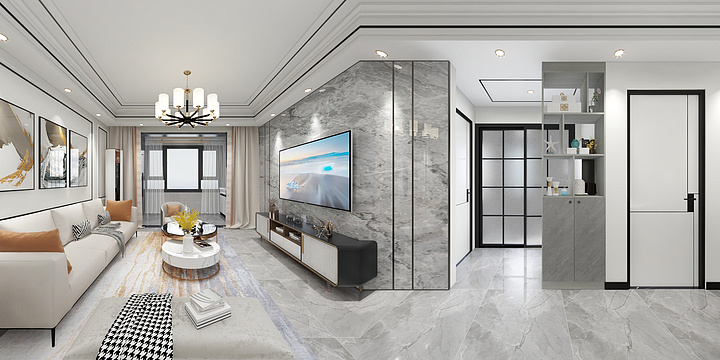 颜团子设计-东津世纪城125-装修设计方案