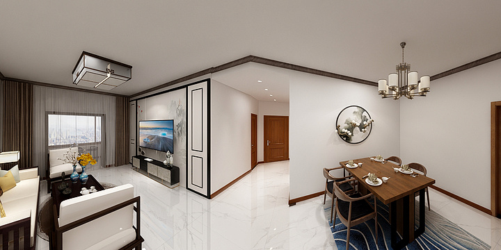 Frankenste1n-中央领域1栋2603-装修设计方案