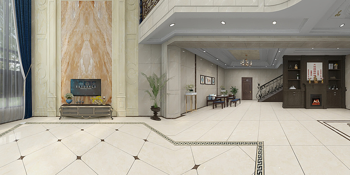 茶陵利家福瓷砖Lin-新河湾子口彭府-装修设计方案