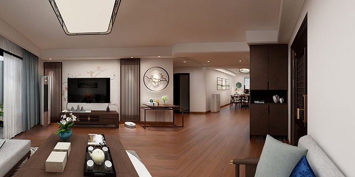 林俊逸-万鸿城市花园26栋504-装修设计方案