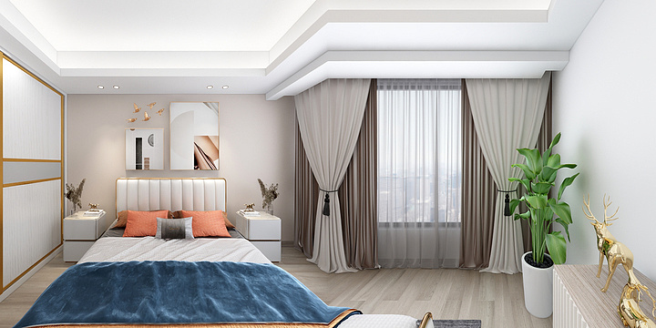 设计师曹芳-华雅花园C9栋胡总罗女士雅居-装修设计方案