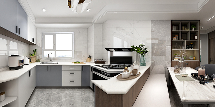 沧州洛迪-花语馨苑120平-现代-装修设计方案