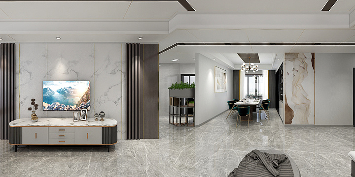 瓴富装饰-闽鸿千子湖1栋现代轻奢-装修设计方案