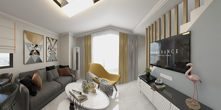 居泰装饰设计-中央盛景609-装修设计方案