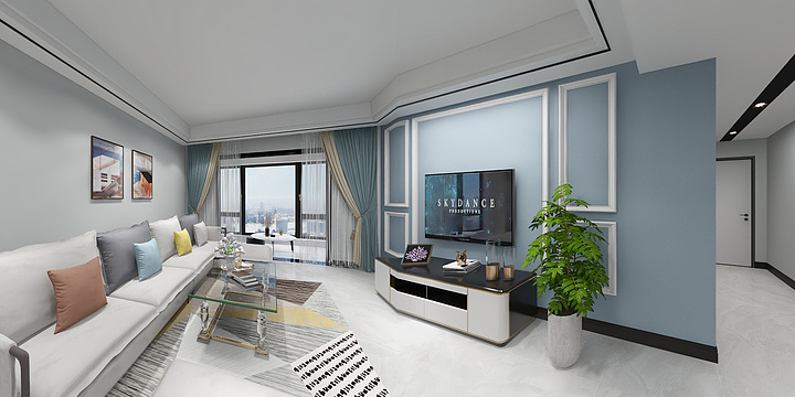 爱家装的小王-龙湾水境-新中式-装修设计方案