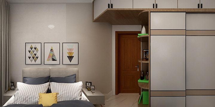 黎曼之家装饰公司-2栋406户型-装修设计方案