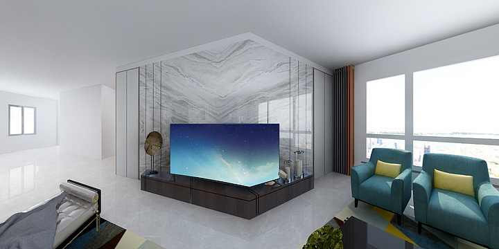 主案设计师张杰-作图-装修设计方案