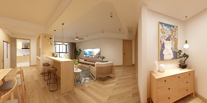 王煜-东楚文苑日式美宅-装修设计方案