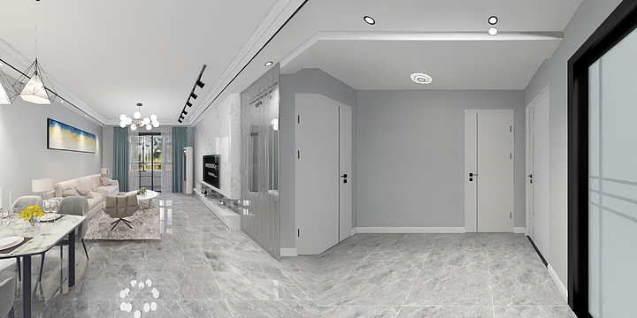 Proven鼬-美的工润明湖16-1-1101-装修设计方案