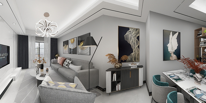 设计小黑呀-现代风格-装修设计方案