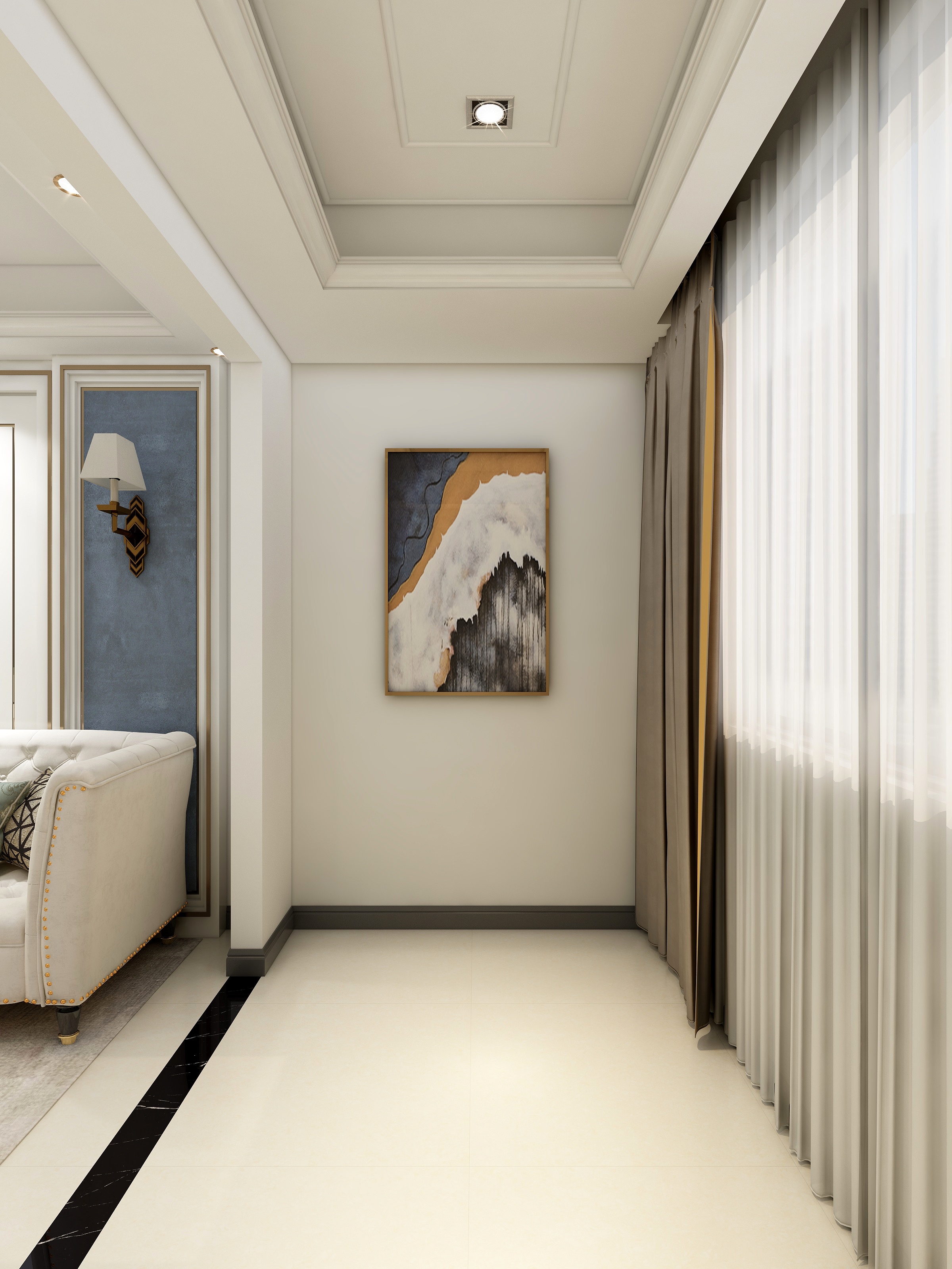 陌上花开aXah-现代简约轻欧-三居室-装修设计方案