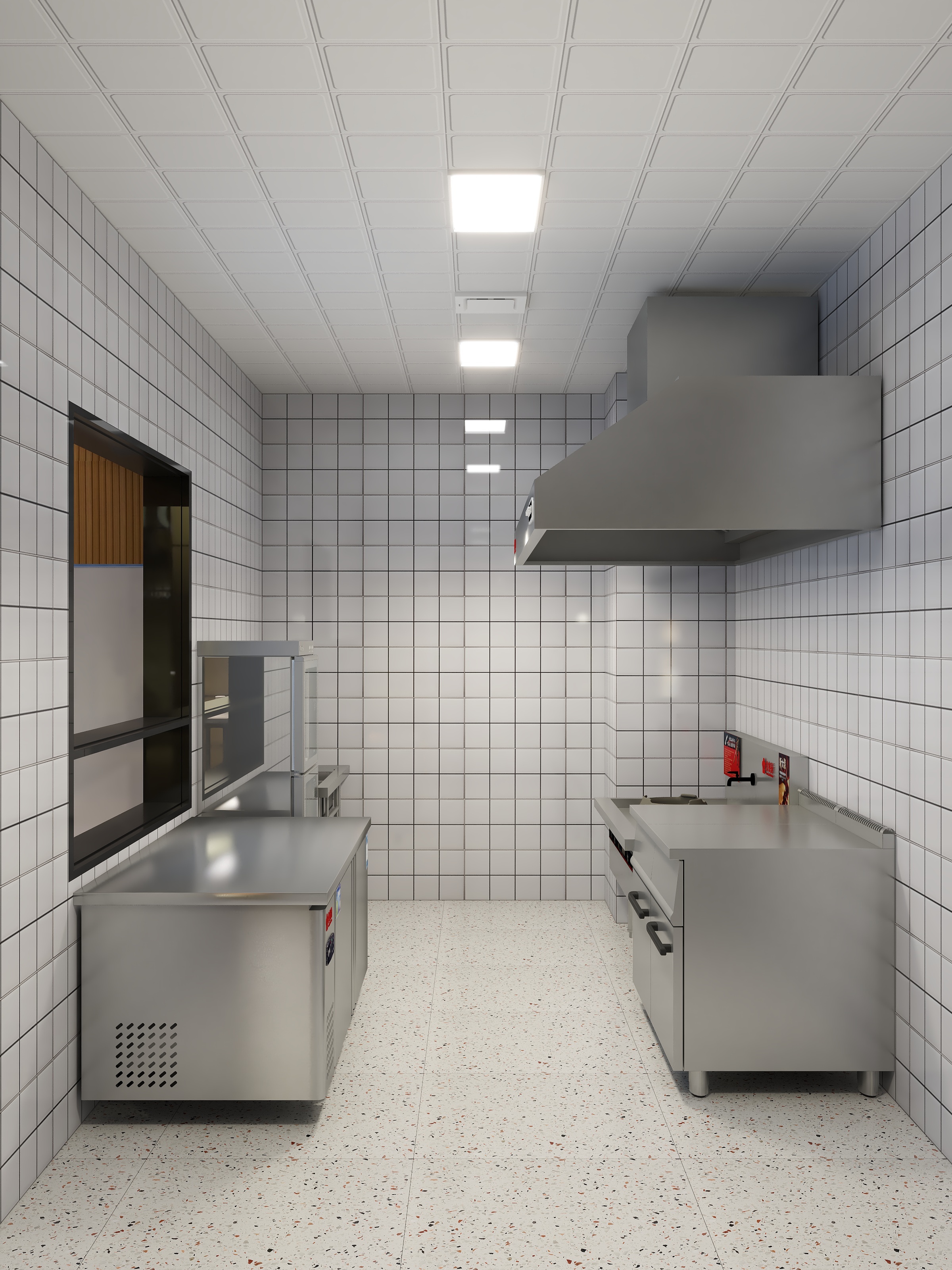 新空间全案设计-粥铺装修效果图