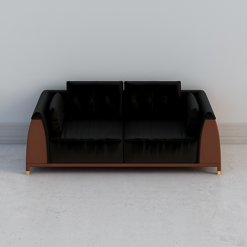 SY1709-220两人沙发3D模型