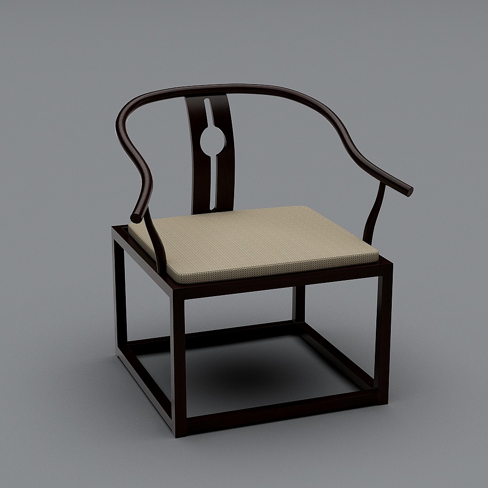 圈椅3D模型