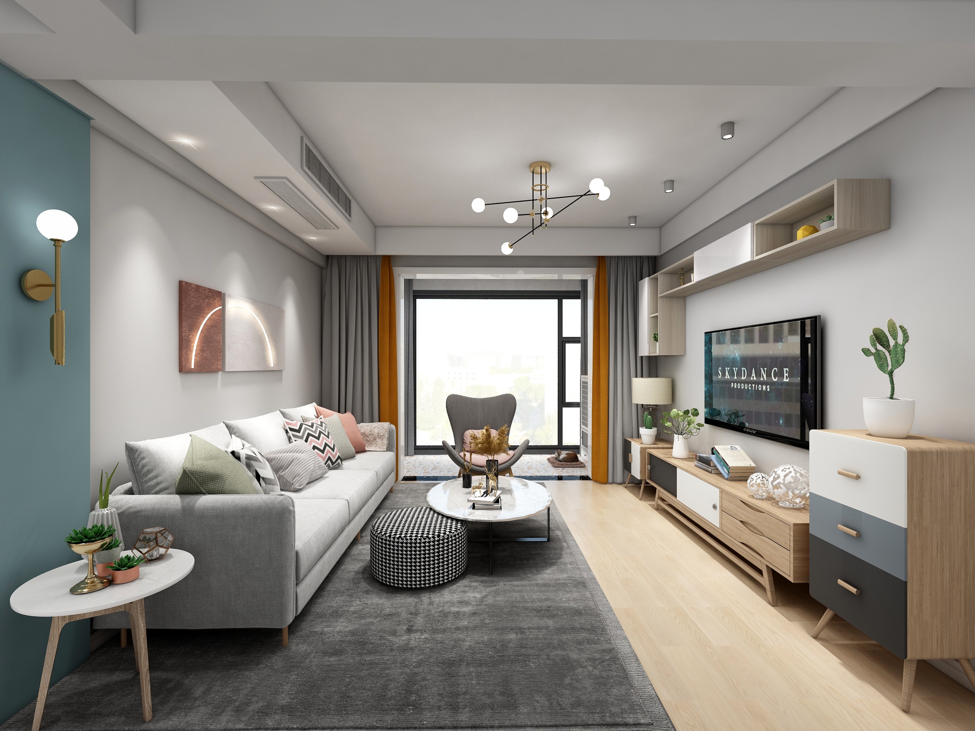 胡萝卜红红-美的金城马美女-装修设计方案