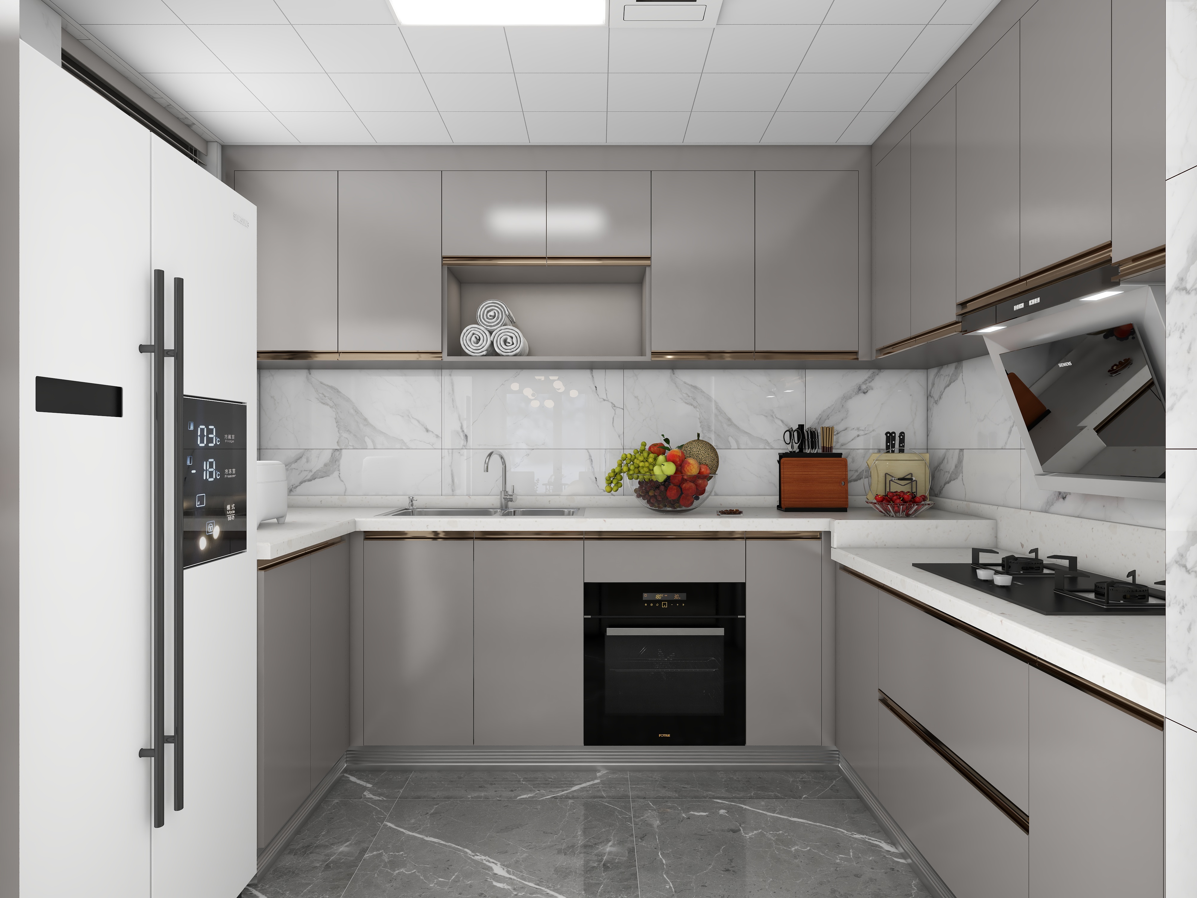 至简名设一钱春-【BINGBIAN病变】现代简约4居装修效果图