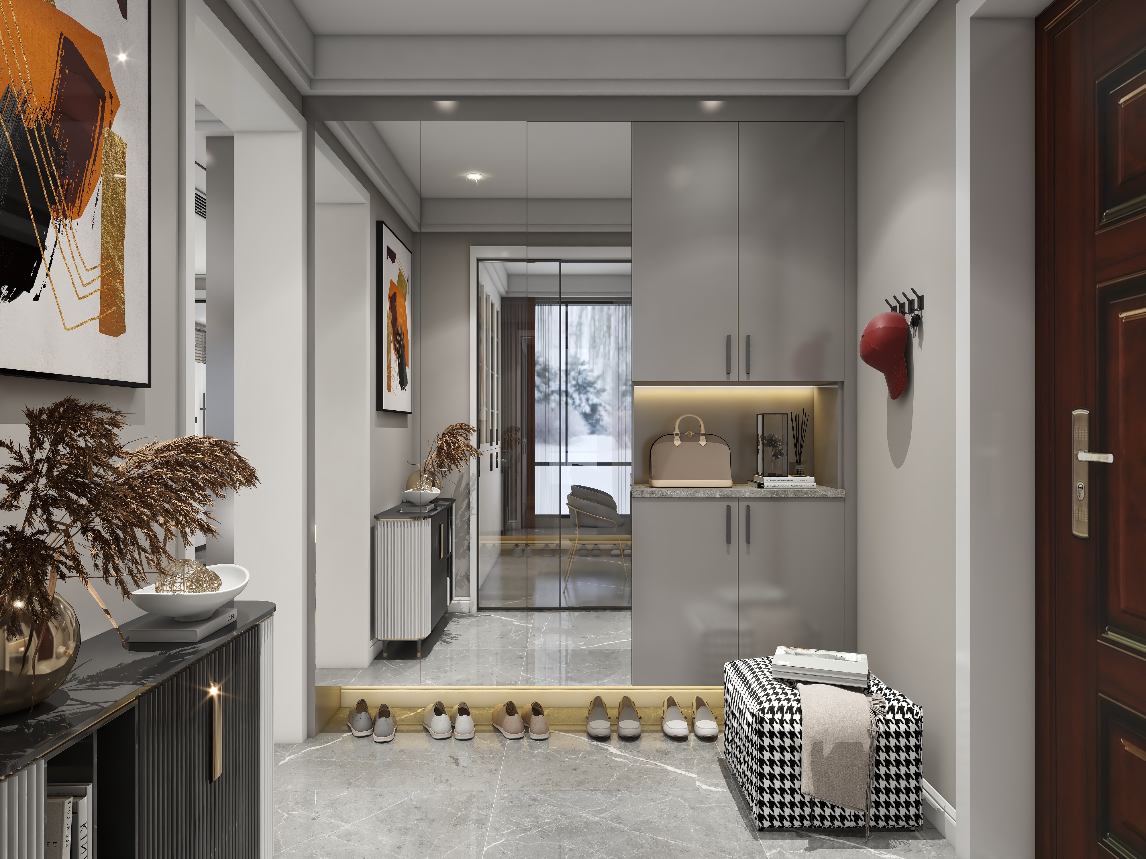 至简名设一钱春-【BINGBIAN病变】现代简约4居装修效果图