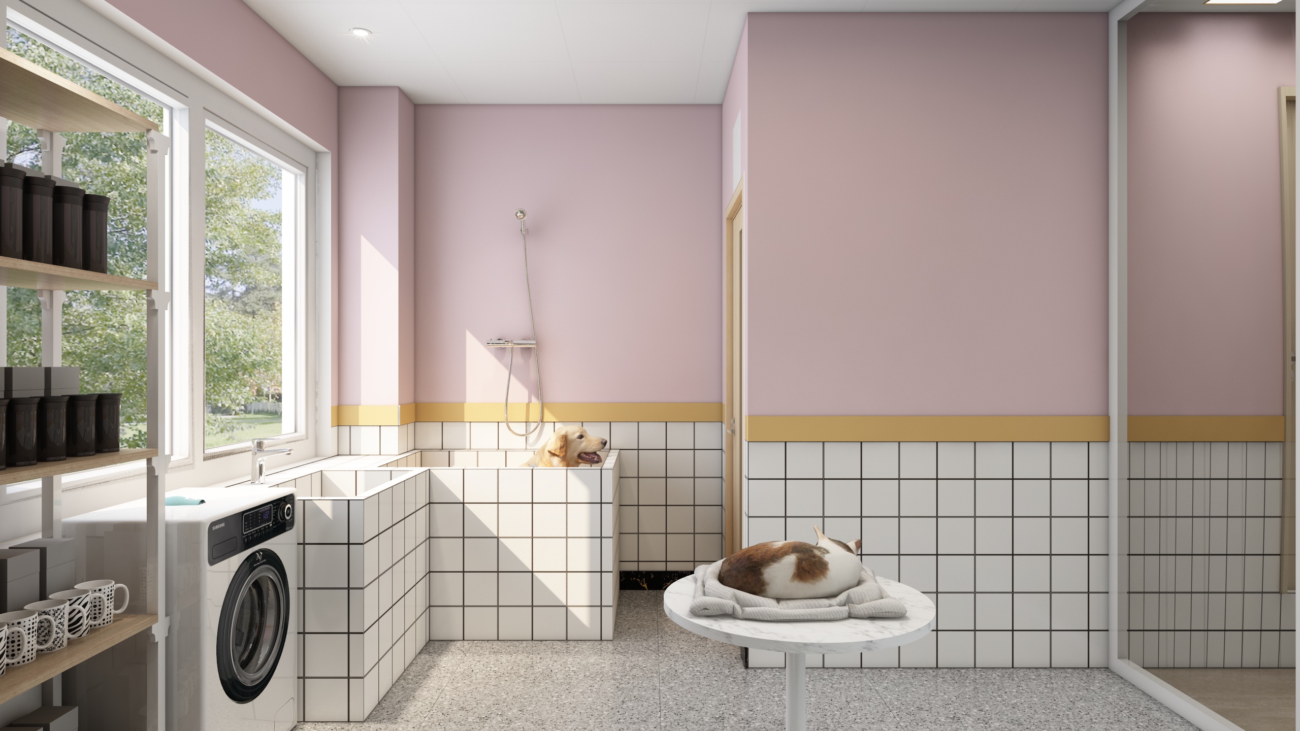 郑兴芳-45㎡宠物店-装修设计方案