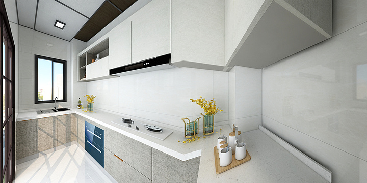 巨奥生态铝阜阳店-黄金时代42栋904-装修设计方案