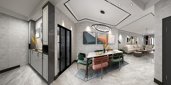 周ZL设计-紫晶香郡楼下1-装修设计方案