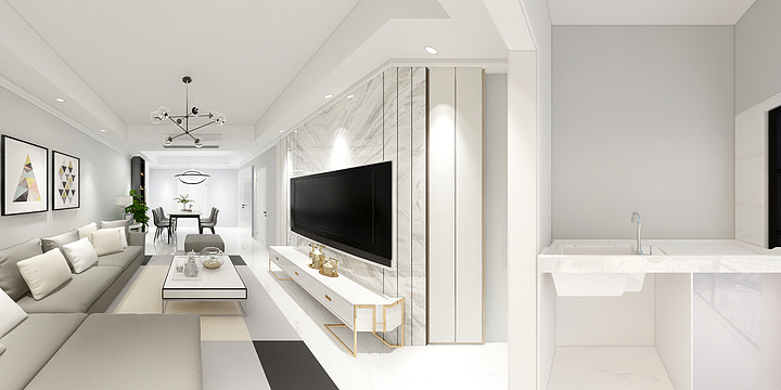 玖伍装饰刘星-中梁华府-装修设计方案