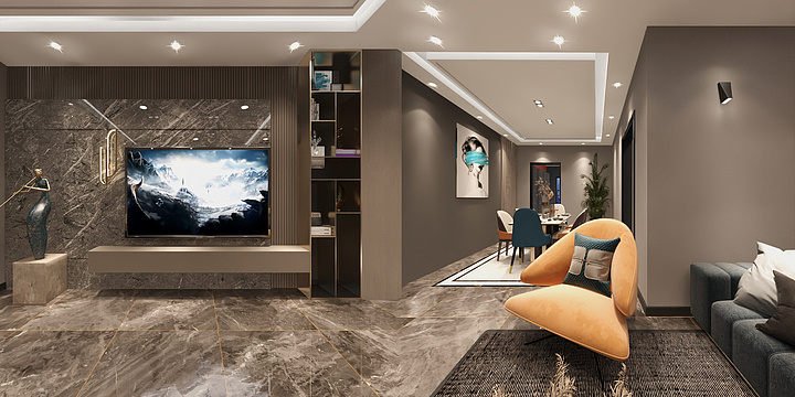 晏青-样板间-装修设计方案