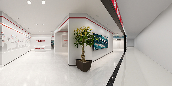 范叙-宜宾红星美凯龙东芝空调展厅-装修设计方案