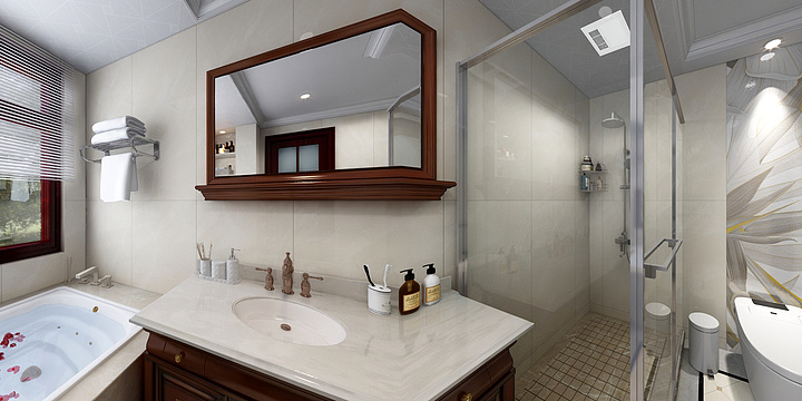 设计师木意-玫瑰园三楼-装修设计方案