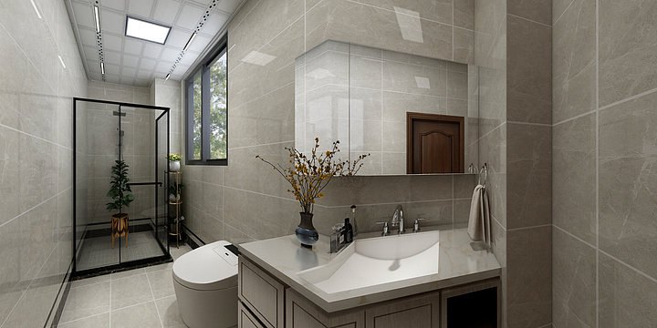 刘海鲲-诺贝尔瓷砖·广饶翡翠郡28-105-1-装修设计方案