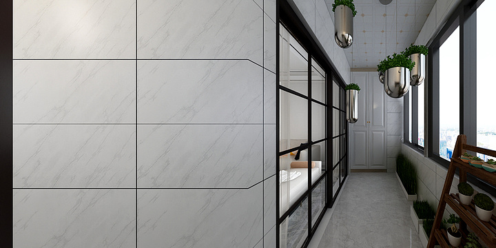 徐州艺境空间装饰-珑玺台35号楼西户熏衣草-装修设计方案