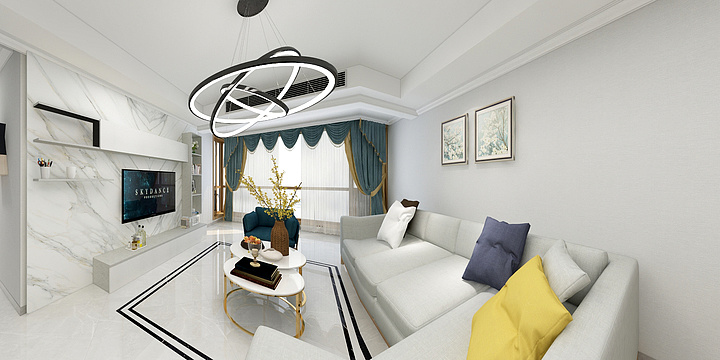 创想家设计师刘齐林-李先生3室现代轻奢-装修设计方案