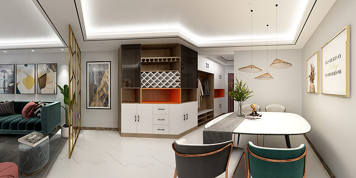 卓航设计-千禧苑5号楼1603-装修设计方案