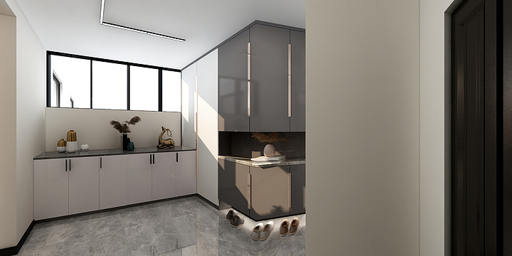 陈剑MrChen-轻奢无主灯-新世界誉名别苑--赵总-装修设计方案