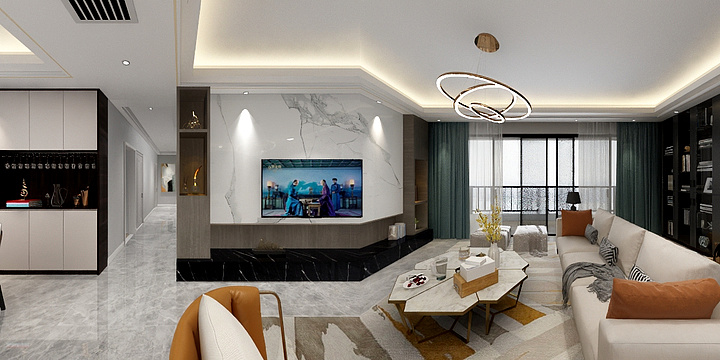 唐工設计-24678-美华都城24-1701-装修设计方案