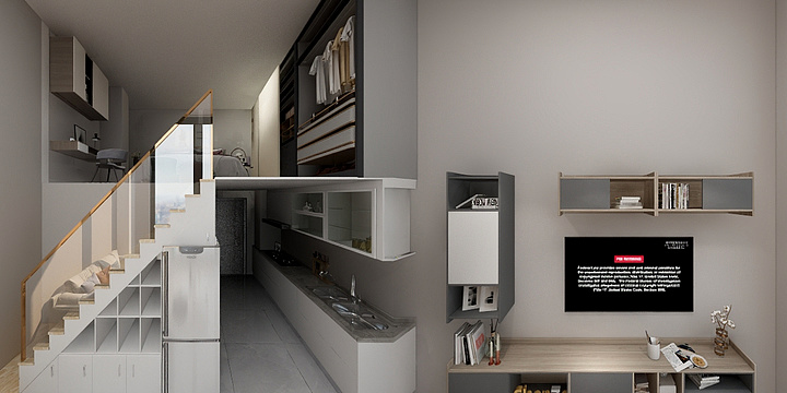 墨拓.空间-荣盛花语书院公寓-装修设计方案