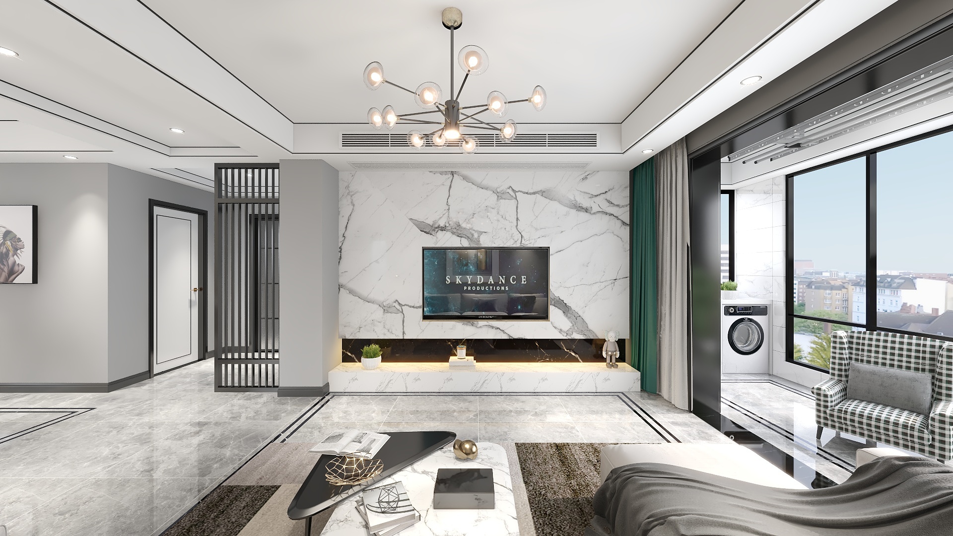 刘安明-T现代轻奢-贝林馨苑1-1804-炫光装修效果图