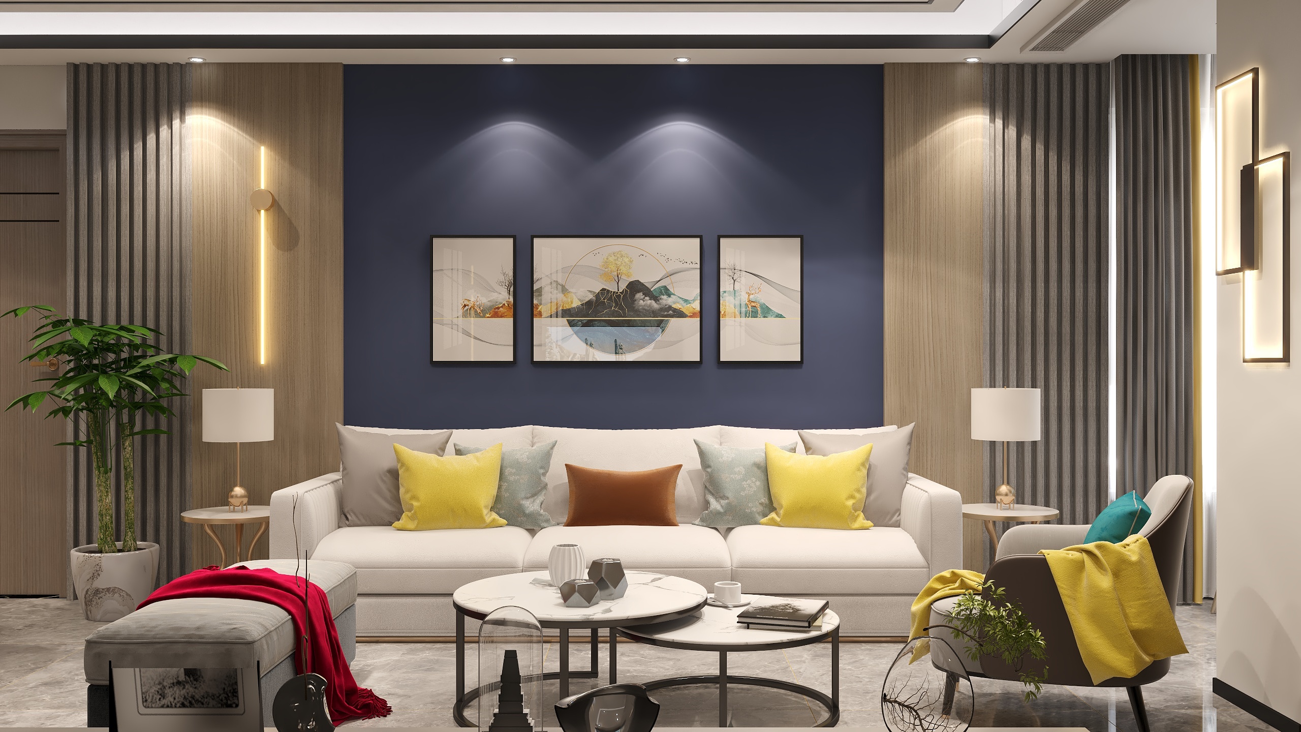 拾也空间设计事务所-现代鲁能北渝新城-装修设计方案