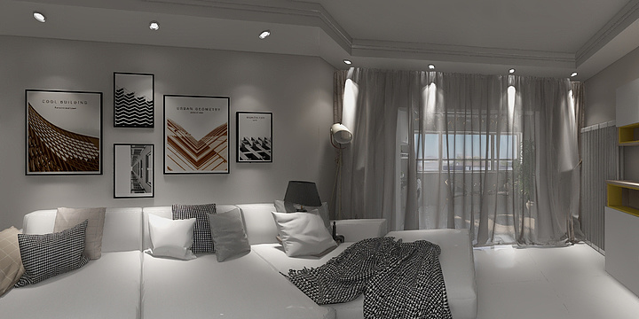 美居装饰史小龙-百富世家10号楼边户-装修设计方案