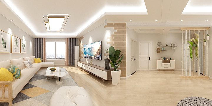 匠之居装饰Y-焦作大自然清华园13-2-503-装修设计方案