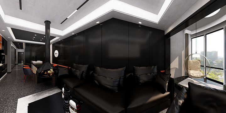 AAA效果图模型-和平花苑—后现代和古典的碰撞-装修设计方案