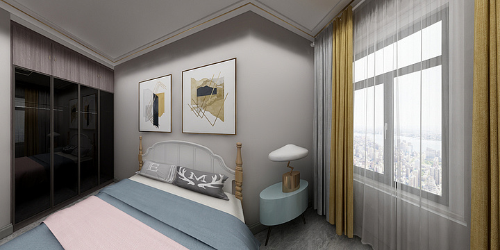 可市和创美家-兴业安澜嘉园三迪木门全屋定制-装修设计方案