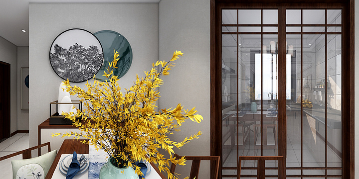 苗-康-中式紫溪华庭-装修设计方案